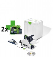 Festool 577589 18V Cordless plunge-cut saw TSC 55 KEB-Basic + 2 x 5Ah Batteries £539.95